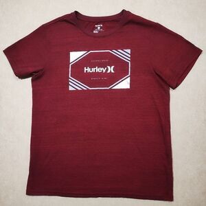 Hurley Men's Distressed Graphic Short Sleeve T-Shirt Mens #5